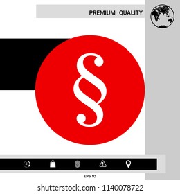 Paragraph icon symbol