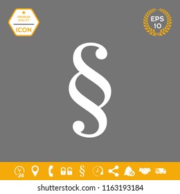 Paragraph icon symbol