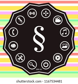Paragraph icon symbol
