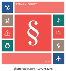 Paragraph icon symbol