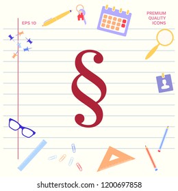 Paragraph icon symbol