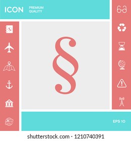 Paragraph icon symbol