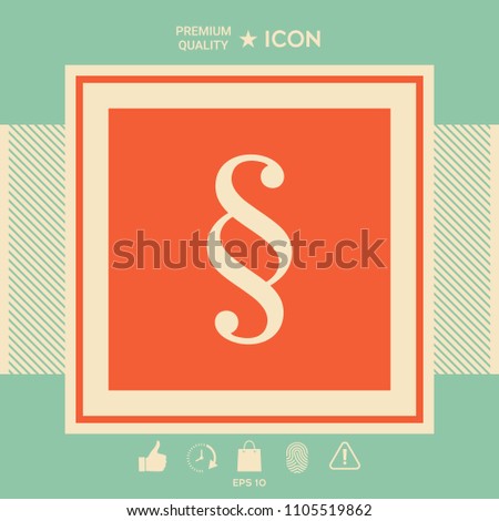 Paragraph icon symbol