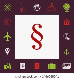 Paragraph icon symbol. Graphic elements for your design
