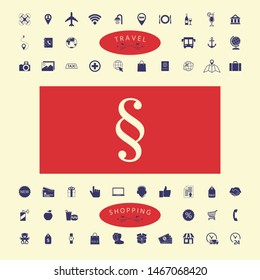 Paragraph icon symbol. Graphic elements for your design