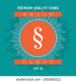 Paragraph icon symbol. Graphic elements for your design