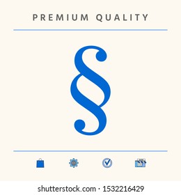 Paragraph icon symbol. Graphic elements for your design