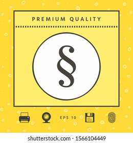 Paragraph icon symbol. Graphic elements for your design
