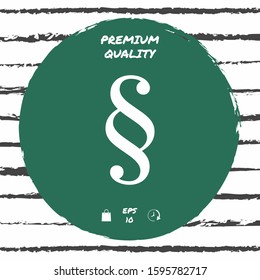 Paragraph icon symbol. Graphic elements for your design