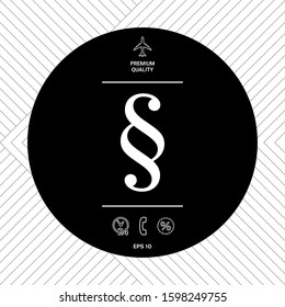 Paragraph icon symbol. Graphic elements for your design