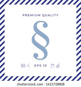 Paragraph icon symbol. Graphic elements for your design