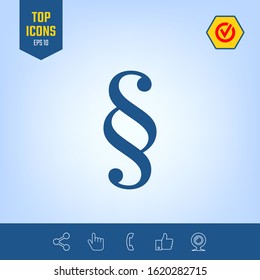 Paragraph icon symbol. Graphic elements for your design
