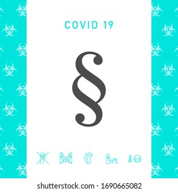 Paragraph icon symbol. Graphic elements for your design