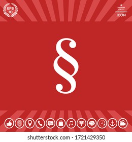 Paragraph icon symbol. Graphic elements for your design