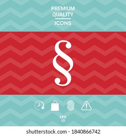 Paragraph icon symbol. Graphic elements for your design