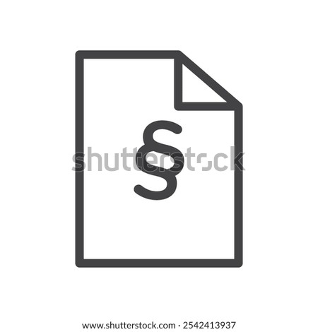 Paragraph icon Symbol mark in filled style