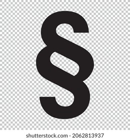 Paragraph icon symbol on checked transparent background. Vector illustration. Eps 10 vector file. - Powered by Shutterstock - Get 15% off with code: PIKWIZARD15