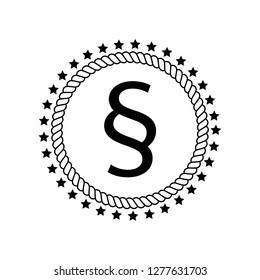 paragraph icon,emblem, label, badge,sticker, logo. Designed for your web site design, logo, app, UI