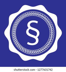 paragraph icon,emblem, label, badge,sticker, logo. Designed for your web site design, logo, app, UI