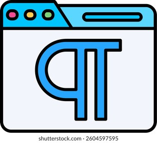 Paragraph Line vector Icon Design