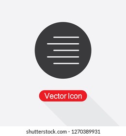 Paragraph Right Icon,Align Right Icon, Element Of Text Editor Icon Vector Illustration Eps10