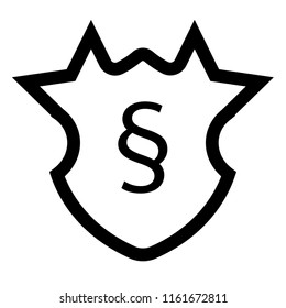 Paragraph shield icon.