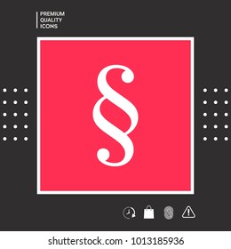 Paragraph symbol icon