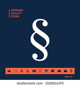 Paragraph symbol icon