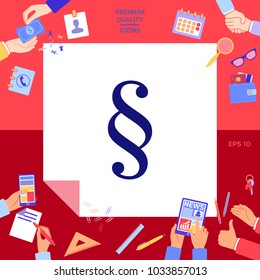 Paragraph symbol icon