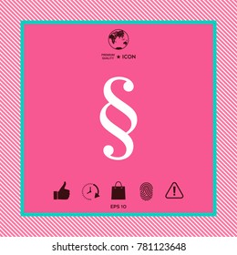 Paragraph symbol icon