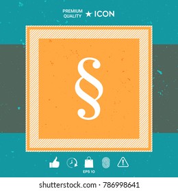 Paragraph symbol icon