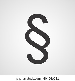 Paragraph Symbol, Section Vector Icon