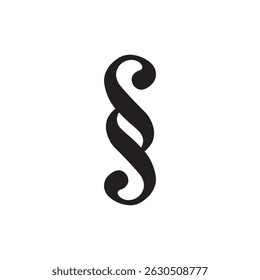 paragraph symbol vector icon, on white background