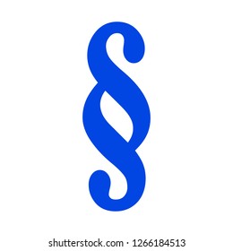 Paragraph symbol. Vector illustration