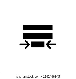 Paragraph, text icon. Simple glyph vector of text editor set icons for UI and UX, website or mobile application