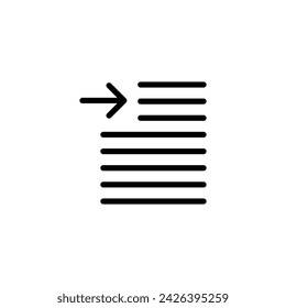 Paragraph-Tool-Symbol oder Logo-Design isolierte Zeichen-Symbol Vektor-Illustration - Hochwertige Linie Stil Vektor-Symbol geeignet für Designer, Web-Entwickler, Displays und Websites