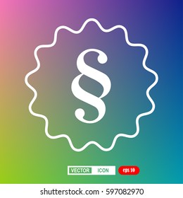 paragraph, vector icon