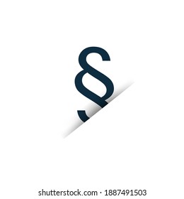 icono vector de párrafo, ilustración vectorial de material aislado en fondo blanco.