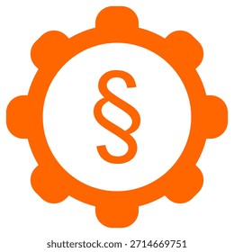 Paragraph and wheel on white