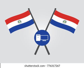 Paraguay Emblem Personal Computer