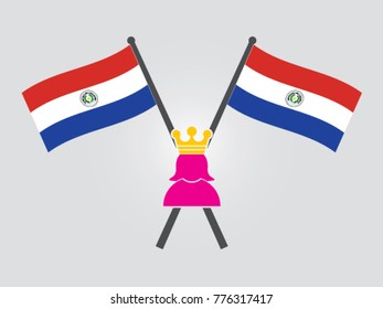 Paraguay Emblem Queen