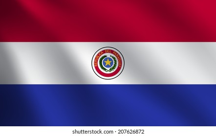 Paraguay Flag Stock Vector (Royalty Free) 207626872 | Shutterstock