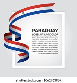 Paraguay Flag Background