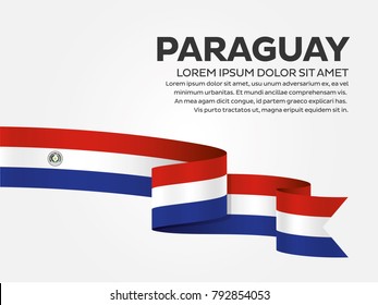 Paraguay Flag Background