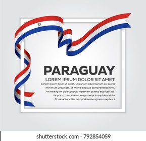 Paraguay Flag Background