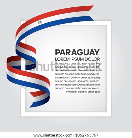 Paraguay flag background