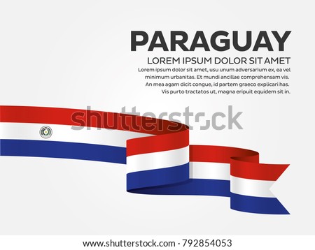 Paraguay flag background