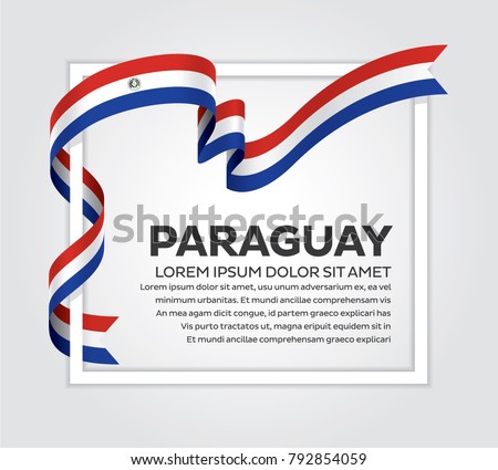 Paraguay flag background