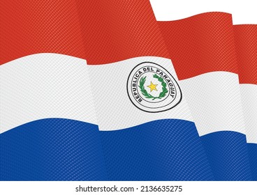 marca paraguaya flaqueando textura de gradiente