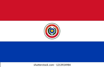 Paraguay Flag Vector, Country Flags, Flags

